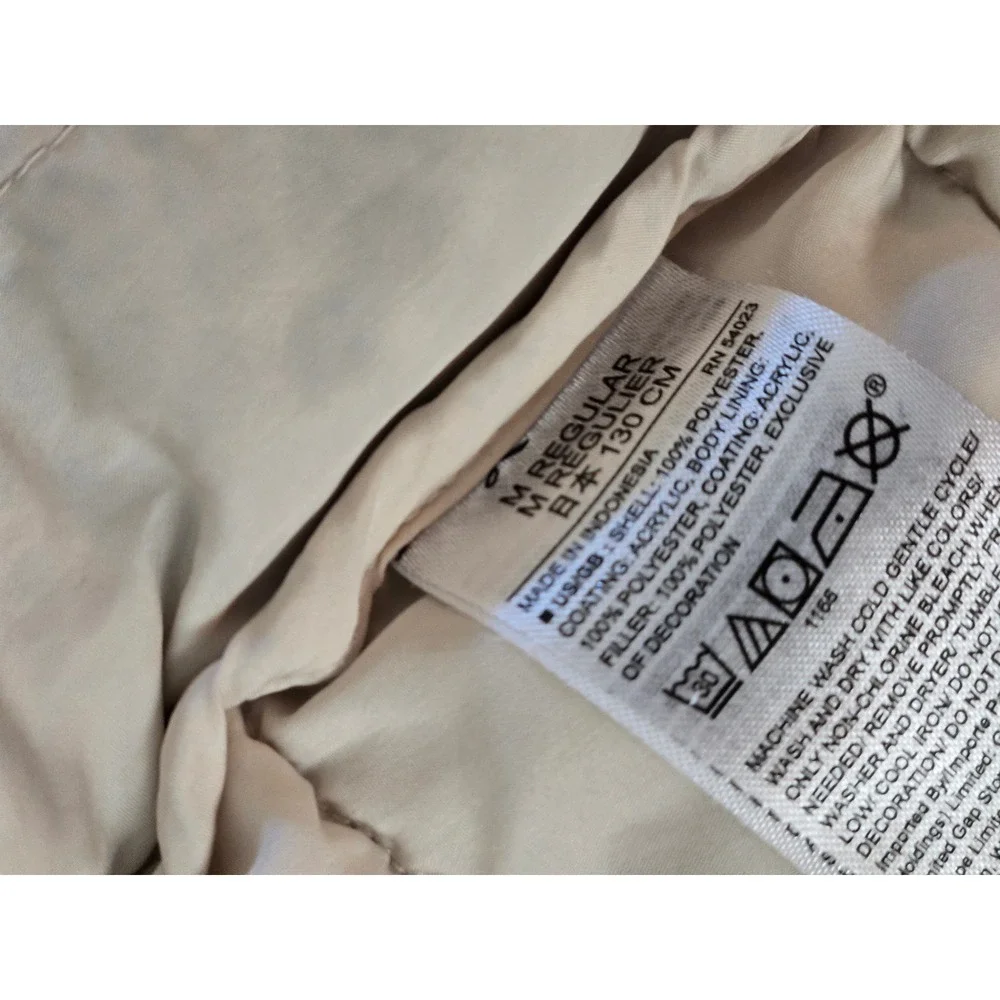 Gap Kids Girls Leopard Puffer Jacket Hooded Zip Up Lined Warm Outerwear Medium - Picture 6 of 7